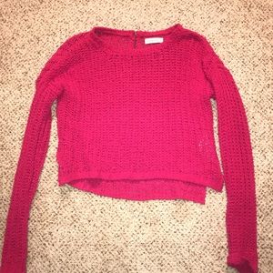 Hollister cropped sweater
